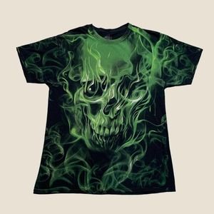 Sick mallgoth grunge green smoke